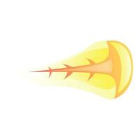 Power laser beam icon cartoon vector. Light gaming vector