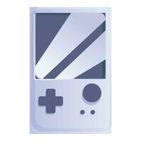 Game device icon cartoon vector. Video game play vector