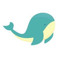 Lullaby dream whale icon cartoon vector. Star cloud dream vector