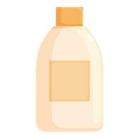 Cream bottle dispenser icon cartoon vector. Small bottom salve vector