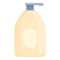 Soap cream dispenser icon cartoon vector. Chemical infection vector