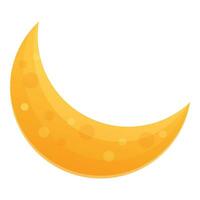 Lullaby moon icon cartoon vector. Star night vector