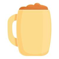 Dalogna coffee mug icon cartoon vector. Glass cocktail vector