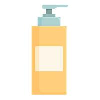 Shampoo man dispenser icon cartoon vector. Facial clean vector