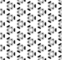 Black seamless abstract pattern. Overlay for background and backdrop. Ornamental design. PNG graphic illustration with transparent background.