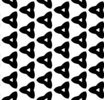 Black seamless abstract pattern. Overlay for background and backdrop. Ornamental design. PNG graphic illustration with transparent background.
