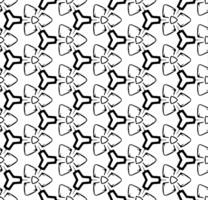 Black seamless abstract pattern. Overlay for background and backdrop. Ornamental design. PNG graphic illustration with transparent background.