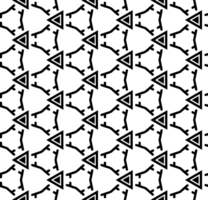 Black seamless abstract pattern. Overlay for background and backdrop. Ornamental design. PNG graphic illustration with transparent background.