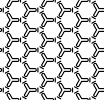 Black seamless abstract pattern. Overlay for background and backdrop. Ornamental design. PNG graphic illustration with transparent background.