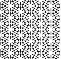 Black seamless abstract pattern. Overlay for background and backdrop. Ornamental design. PNG graphic illustration with transparent background.