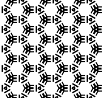 Black seamless abstract pattern. Overlay for background and backdrop. Ornamental design. PNG graphic illustration with transparent background.