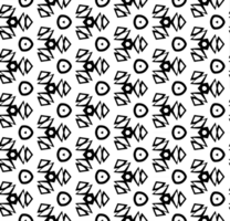 Black seamless abstract pattern. Overlay for background and backdrop. Ornamental design. PNG graphic illustration with transparent background.