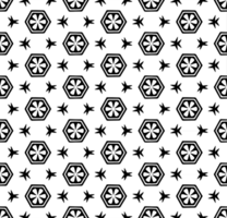 Black seamless abstract pattern. Overlay for background and backdrop. Ornamental design. PNG graphic illustration with transparent background.
