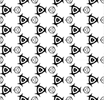 Black seamless abstract pattern. Overlay for background and backdrop. Ornamental design. PNG graphic illustration with transparent background.