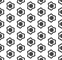 Black seamless abstract pattern. Overlay for background and backdrop. Ornamental design. PNG graphic illustration with transparent background.