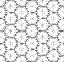 Black seamless abstract pattern. Overlay for background and backdrop. Ornamental design. PNG graphic illustration with transparent background.