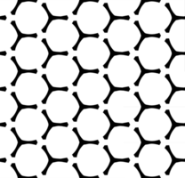 nero senza soluzione di continuità astratto modello. copertura per sfondo e sfondo. ornamentale design. png grafico illustrazione con trasparente sfondo.