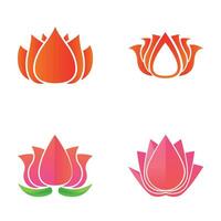 Red tulip icons set cartoon vector. Spring flower vector