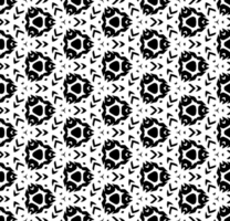 Black seamless abstract pattern. Overlay for background and backdrop. Ornamental design. PNG graphic illustration with transparent background.