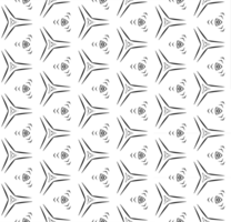 Black seamless abstract pattern. Overlay for background and backdrop. Ornamental design. PNG graphic illustration with transparent background.