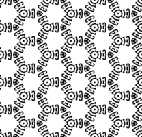 Black seamless abstract pattern. Overlay for background and backdrop. Ornamental design. PNG graphic illustration with transparent background.