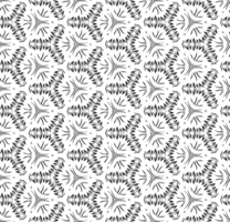 Black seamless abstract pattern. Overlay for background and backdrop. Ornamental design. PNG graphic illustration with transparent background.