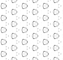 Black seamless abstract pattern. Overlay for background and backdrop. Ornamental design. PNG graphic illustration with transparent background.