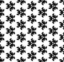 Black seamless abstract pattern. Overlay for background and backdrop. Ornamental design. PNG graphic illustration with transparent background.