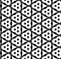 Black seamless abstract pattern. Overlay for background and backdrop. Ornamental design. PNG graphic illustration with transparent background.