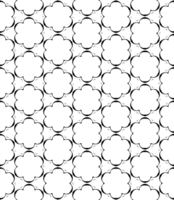 Black seamless abstract pattern. Overlay for background and backdrop. Ornamental design. PNG graphic illustration with transparent background.