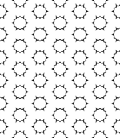 Black seamless abstract pattern. Overlay for background and backdrop. Ornamental design. PNG graphic illustration with transparent background.