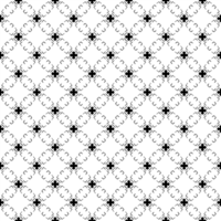 Black seamless abstract pattern. Overlay for background and backdrop. Ornamental design. PNG graphic illustration with transparent background.