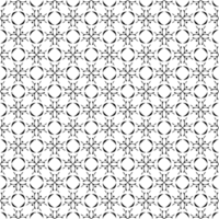 Black seamless abstract pattern. Overlay for background and backdrop. Ornamental design. PNG graphic illustration with transparent background.