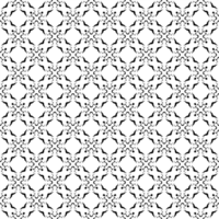 Black seamless abstract pattern. Overlay for background and backdrop. Ornamental design. PNG graphic illustration with transparent background.