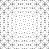 Black seamless abstract pattern. Overlay for background and backdrop. Ornamental design. PNG graphic illustration with transparent background.