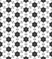 Black seamless abstract pattern. Overlay for background and backdrop. Ornamental design. PNG graphic illustration with transparent background.