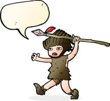 cartoon caveman with speech bubble png