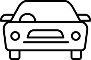 Car Outline vector illustration icon