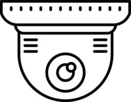cc camera Outline vector illustration icon