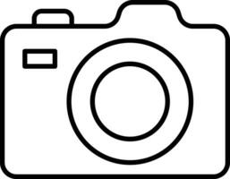 camera Outline vector illustration icon