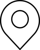 Map Outline vector illustration icon