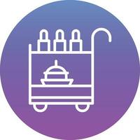 Serving Cart Vector Icon