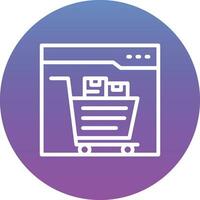 ECommerce Shopping Vector Icon