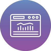 Website Traffic Vector Icon