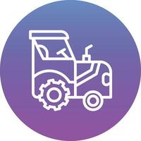 icono de vector de tractor