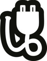 Symbol für elektrischen Stecker png
