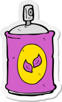 sticker of a cartoon natural spray png