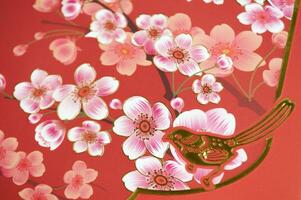 Background art of Chinese New Year customizable with space for text photo