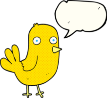 comic book speech bubble cartoon bird png