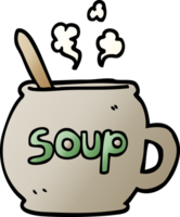 png pente illustration dessin animé tasse de soupe